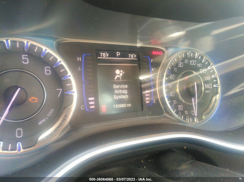 2015 CHRYSLER 200 LIMITED - 1C3CCCAB0FN590707