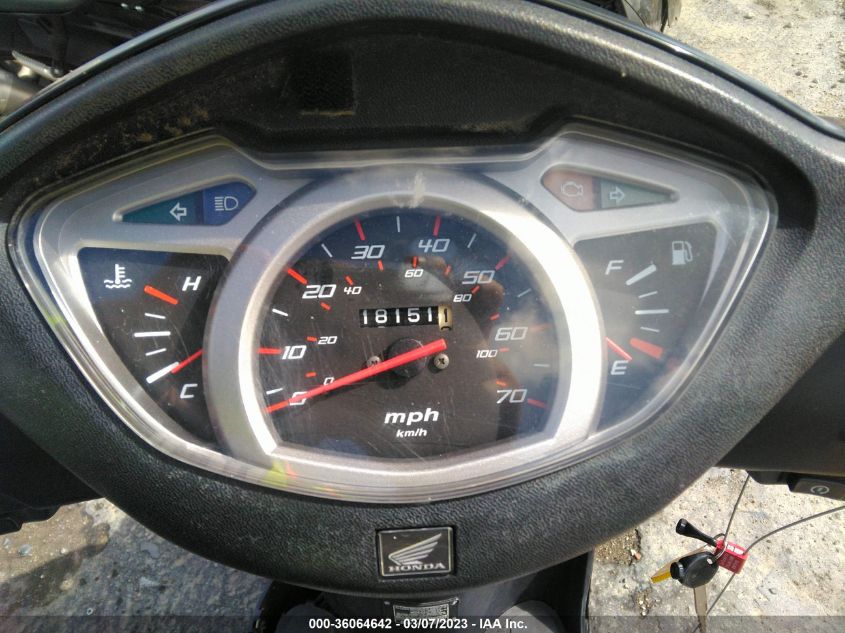 2010 HONDA NHX110 LWBJF1906A1000937