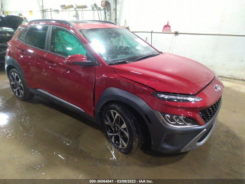 2022 HYUNDAI KONA LIMITED - KM8K5CA3XNU787992