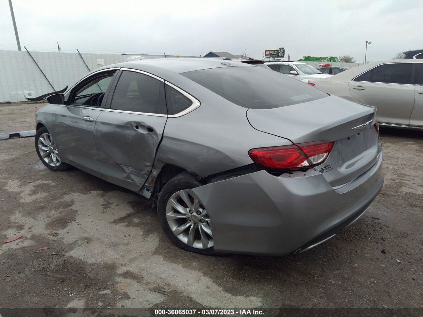 2015 CHRYSLER 200 C - 1C3CCCCG1FN549155