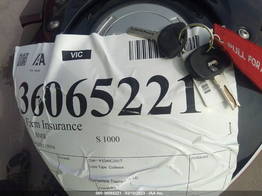 2013 BMW S 1000 RR - WB105340XDZL18056