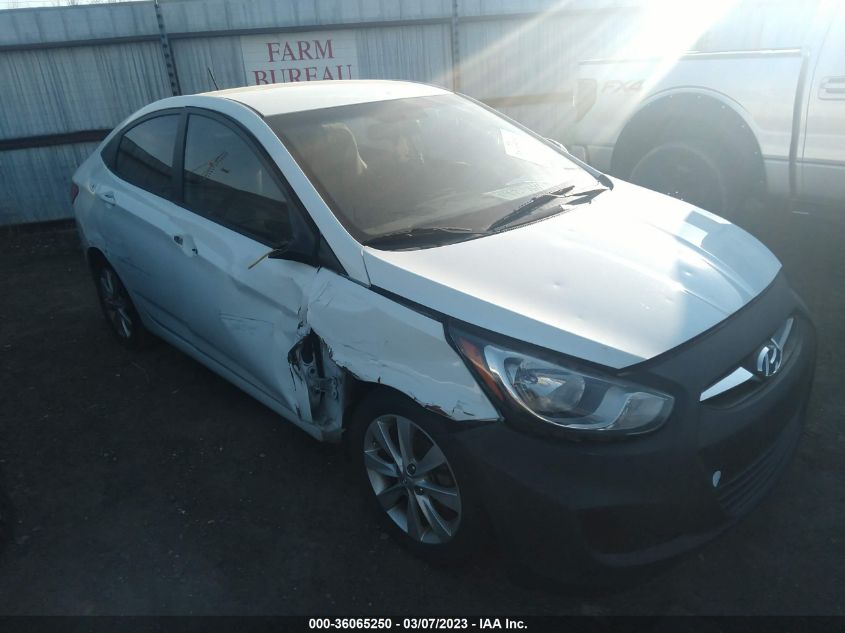 2013 HYUNDAI ACCENT GLS - KMHCU4AE7DU350464
