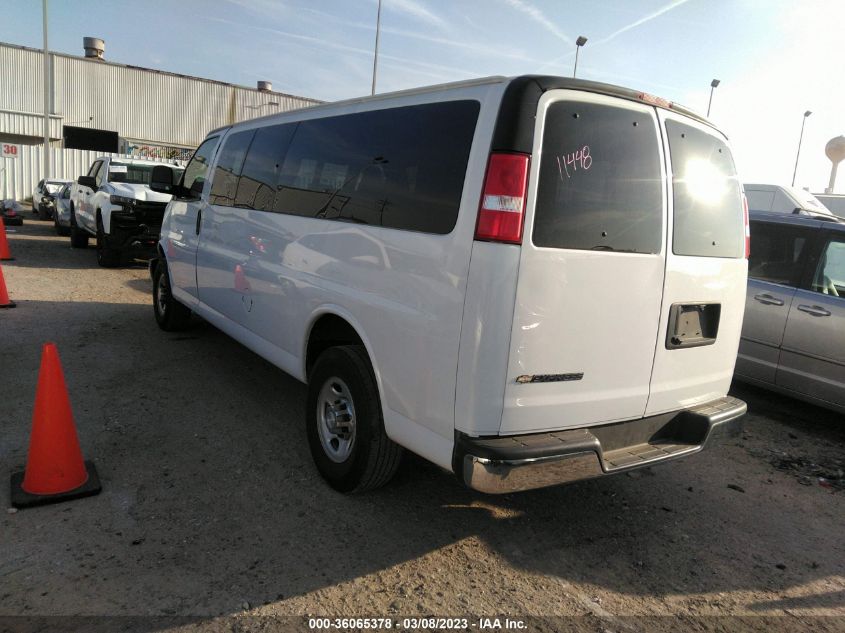 2019 CHEVROLET EXPRESS PASSENGER LT - 1GAZGPFG0K1149577