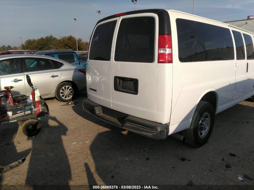 2019 CHEVROLET EXPRESS PASSENGER LT - 1GAZGPFG0K1149577