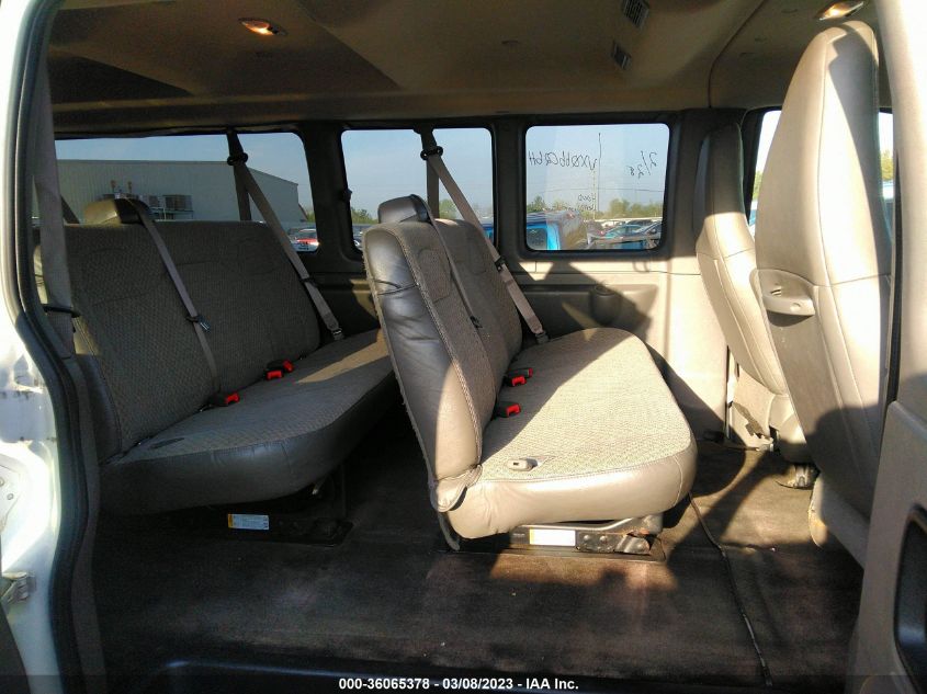 2019 CHEVROLET EXPRESS PASSENGER LT - 1GAZGPFG0K1149577