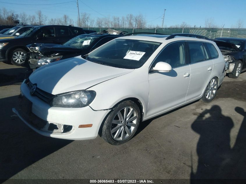 2013 VOLKSWAGEN JETTA SPORTWAGEN TDI W/SUNROOF - 3VWPL7AJ5DM677096