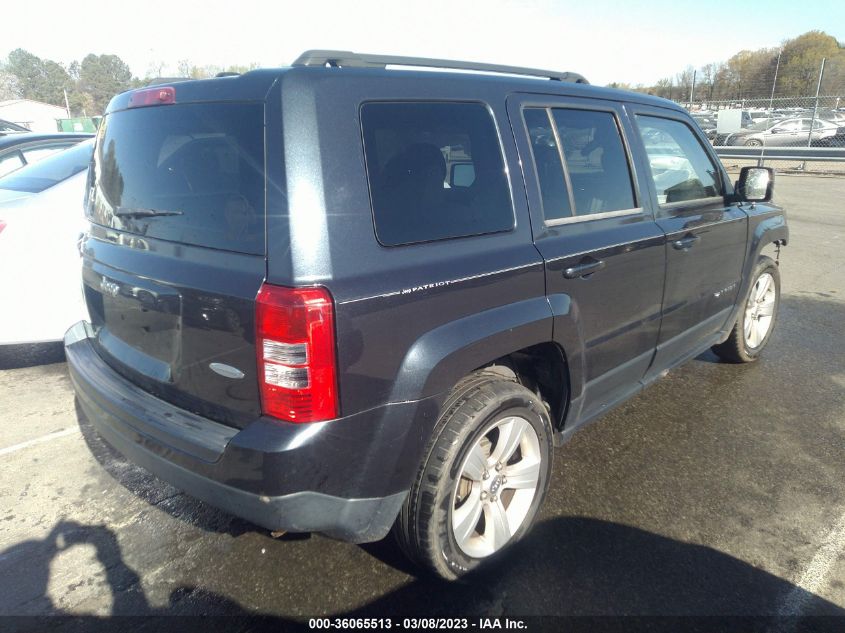 2014 JEEP PATRIOT LATITUDE 1C4NJPFA7ED650312