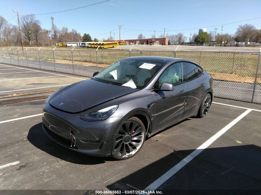 2021 TESLA MODEL Y PERFORMANCE - 5YJYGDEF1MF252897