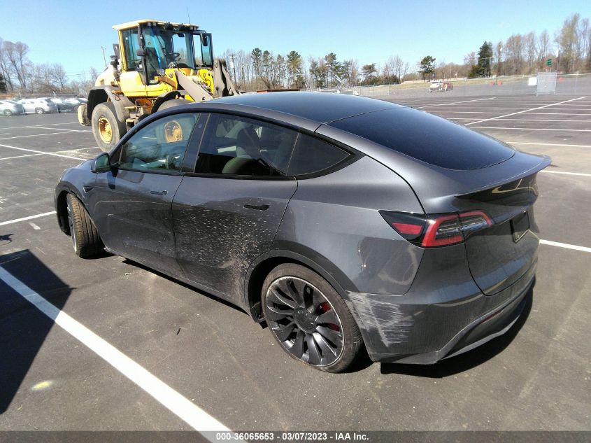 2021 TESLA MODEL Y PERFORMANCE - 5YJYGDEF1MF252897