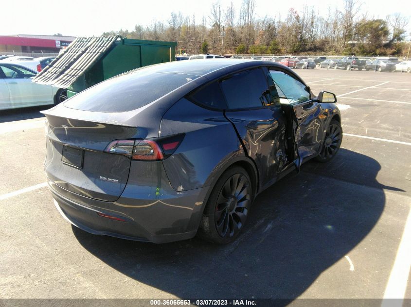 2021 TESLA MODEL Y PERFORMANCE - 5YJYGDEF1MF252897