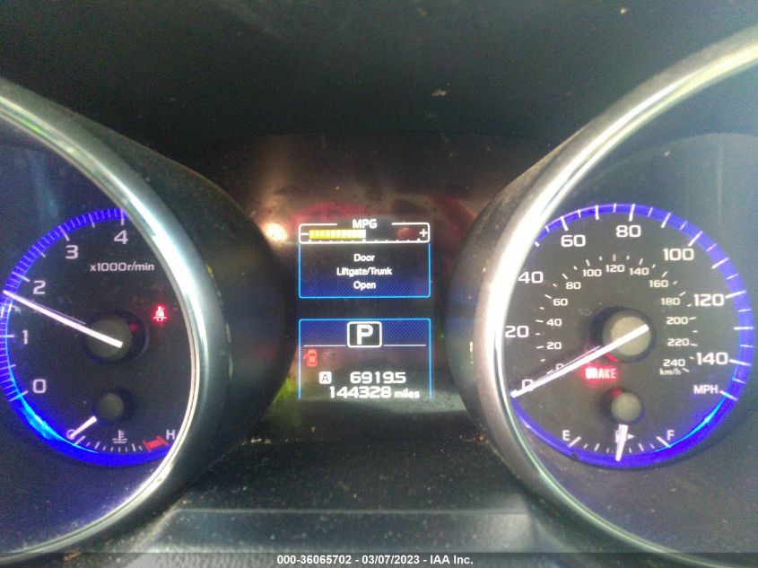 2015 SUBARU LEGACY 2.5I LIMITED - 4S3BNBJ63F3032604