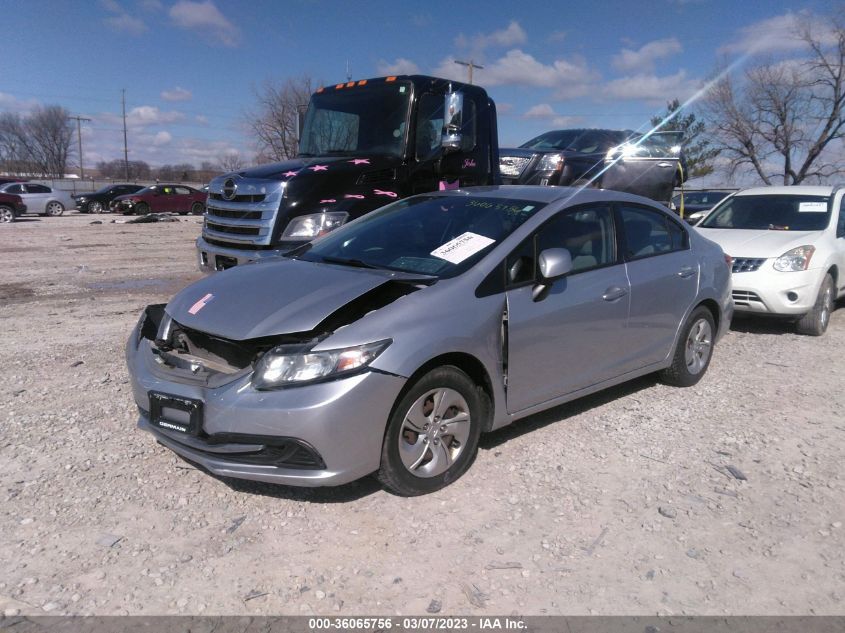 2013 HONDA CIVIC SDN LX - 2HGFB2F5XDH539683