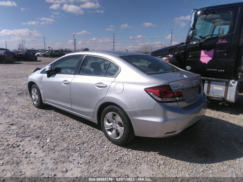 2013 HONDA CIVIC SDN LX - 2HGFB2F5XDH539683