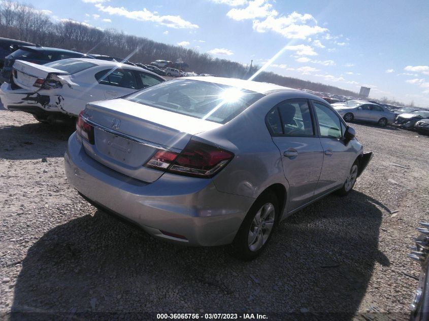 2013 HONDA CIVIC SDN LX - 2HGFB2F5XDH539683