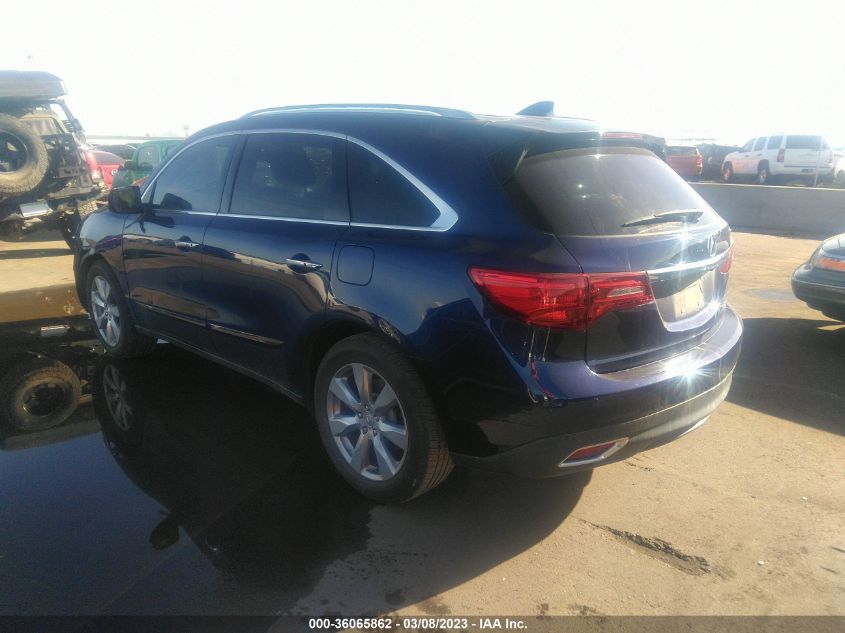 2014 ACURA MDX ADVANCE/ENTERTAINMENT PKG - 5FRYD3H83EB018194