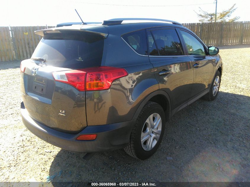 2014 TOYOTA RAV4 LE - JTMBFREV8ED063993