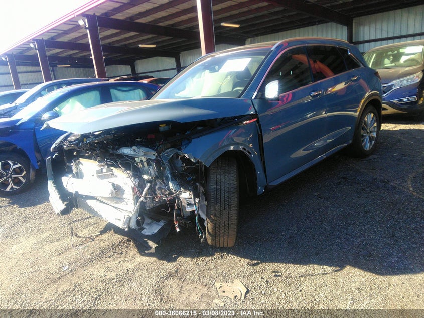VIN 3PCAJ5BB9PF102597 2023 INFINITI QX50 LUXE