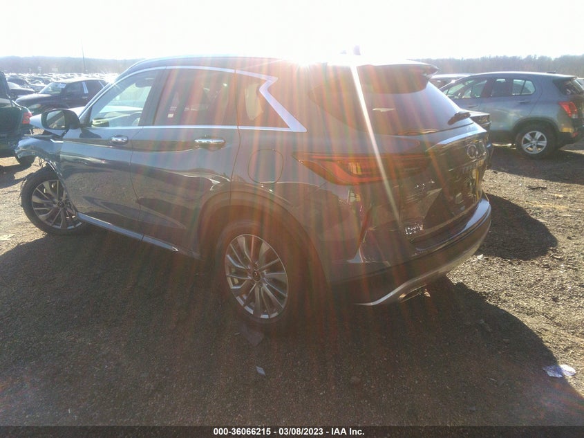 VIN 3PCAJ5BB9PF102597 2023 INFINITI QX50 LUXE
