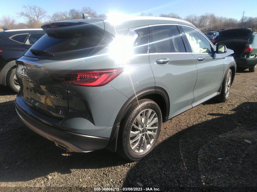 VIN 3PCAJ5BB9PF102597 2023 INFINITI QX50 LUXE