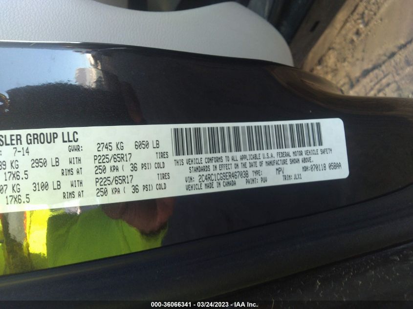 2014 CHRYSLER TOWN & COUNTRY TOURING-L 30TH - 2C4RC1CG9ER467038