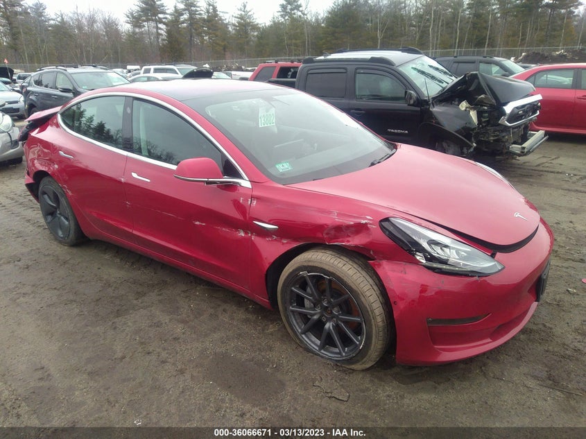 VIN 5YJ3E1EB1JF087943 2018 TESLA MODEL 3 LONG RANGE