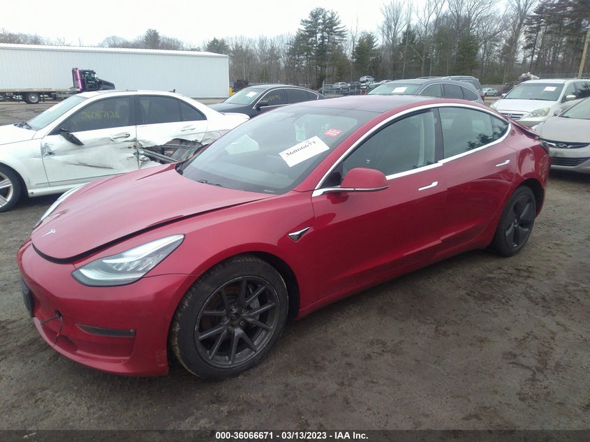 VIN 5YJ3E1EB1JF087943 2018 TESLA MODEL 3 LONG RANGE