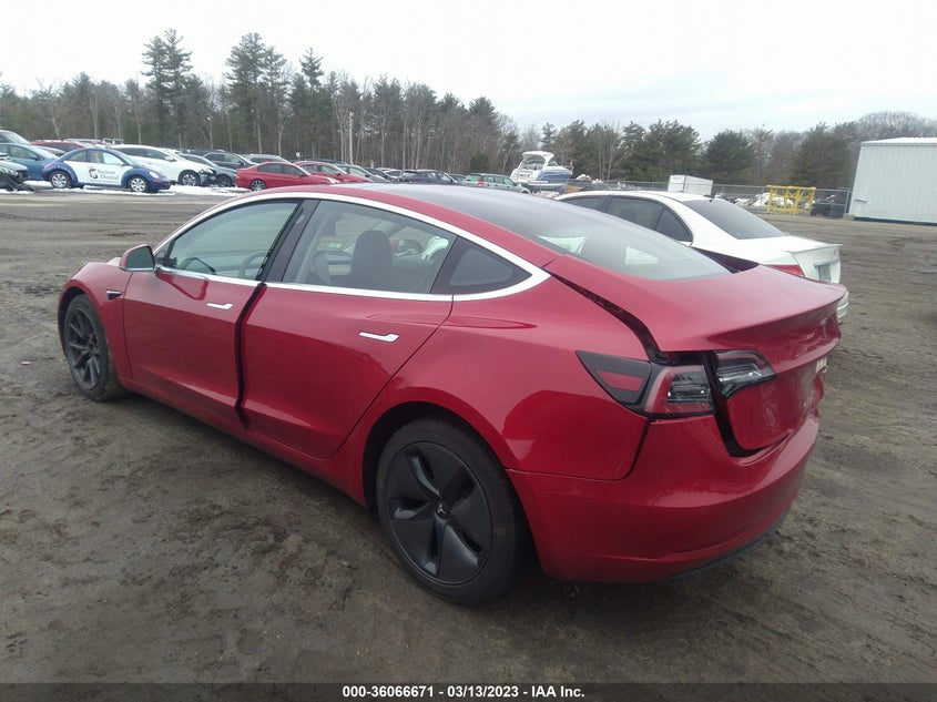 VIN 5YJ3E1EB1JF087943 2018 TESLA MODEL 3 LONG RANGE