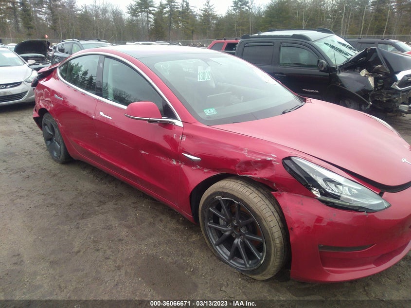 VIN 5YJ3E1EB1JF087943 2018 TESLA MODEL 3 LONG RANGE