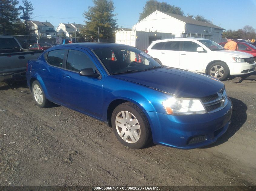 2014 DODGE AVENGER SE - 1C3CDZAB3EN217031