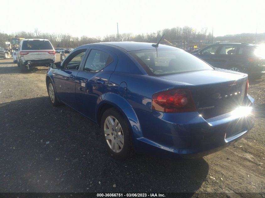 2014 DODGE AVENGER SE - 1C3CDZAB3EN217031