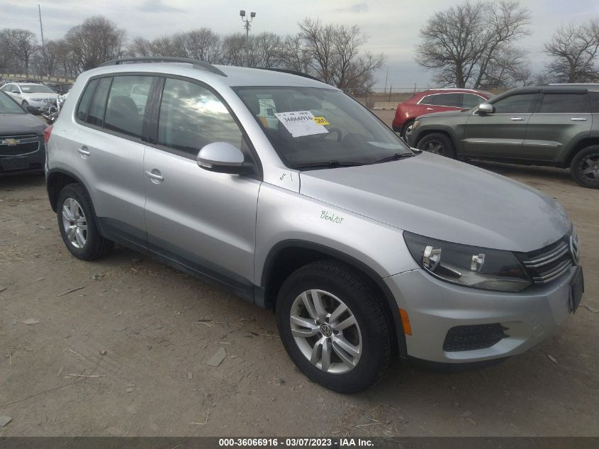 2017 VOLKSWAGEN TIGUAN - WVGBV7AXXHK026955