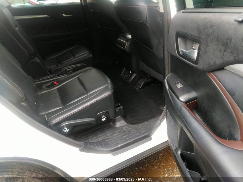 2015 TOYOTA HIGHLANDER XLE - 5TDJKRFHXFS211941