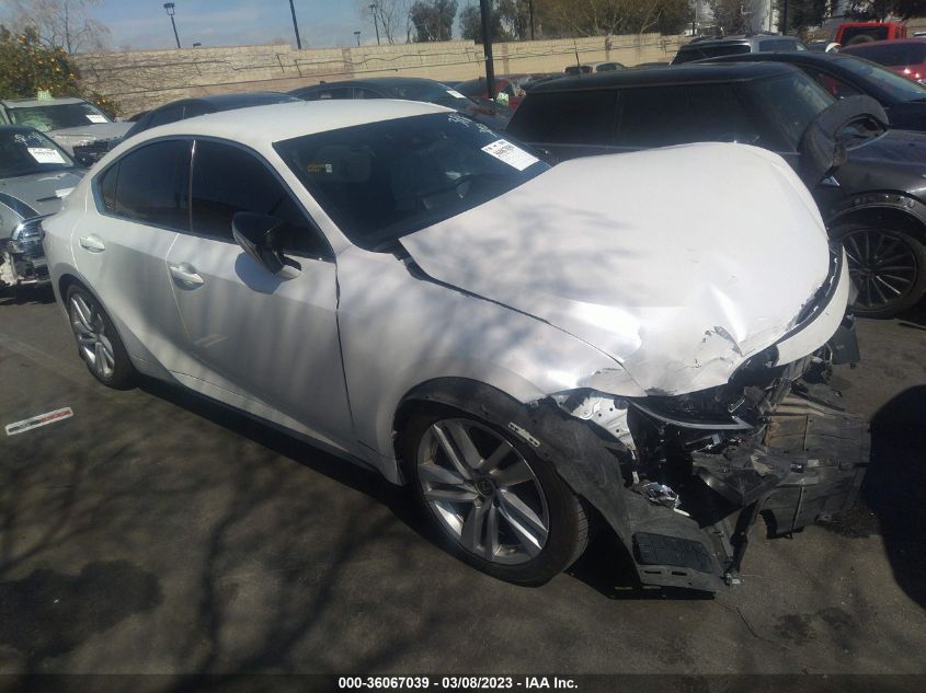 Image 1 of 2021 LEXUS IS  salvage vehicle - Lot #36067039 at IAAI