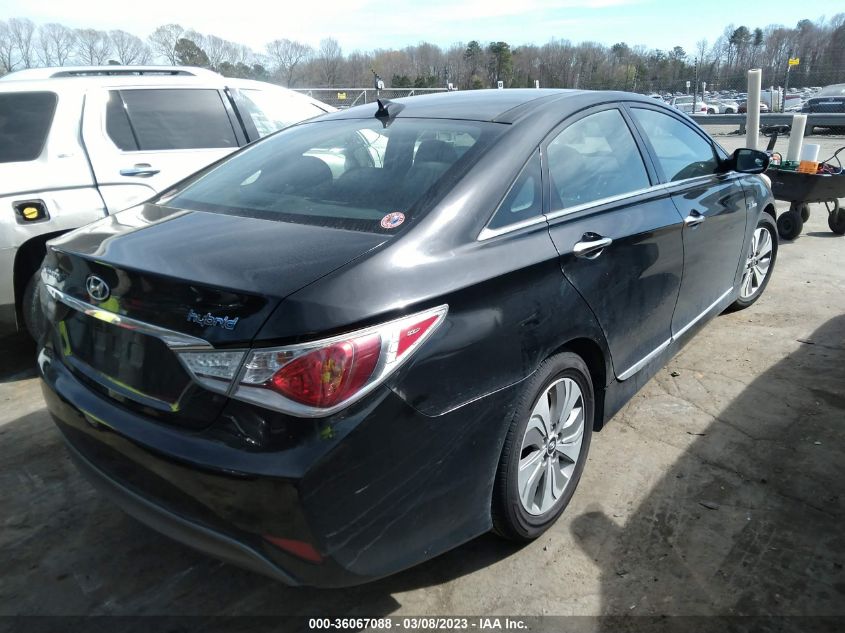 2013 HYUNDAI SONATA HYBRID LIMITED - KMHEC4A4XDA074852