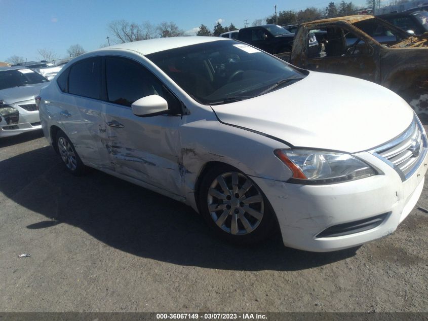 2013 NISSAN SENTRA S - 3N1AB7AP4DL622843