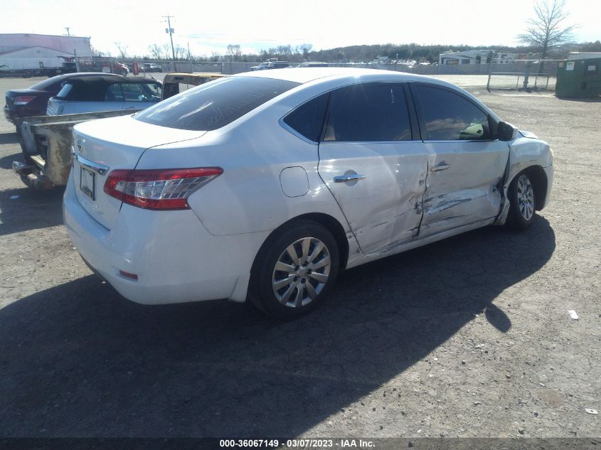 2013 NISSAN SENTRA S - 3N1AB7AP4DL622843