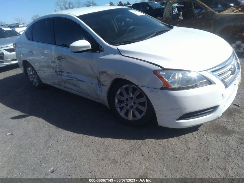 2013 NISSAN SENTRA S - 3N1AB7AP4DL622843