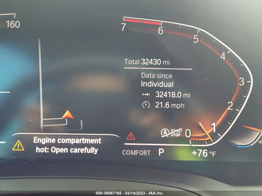 2019 BMW 3 SERIES 330I - WBA5R1C58KAK12843
