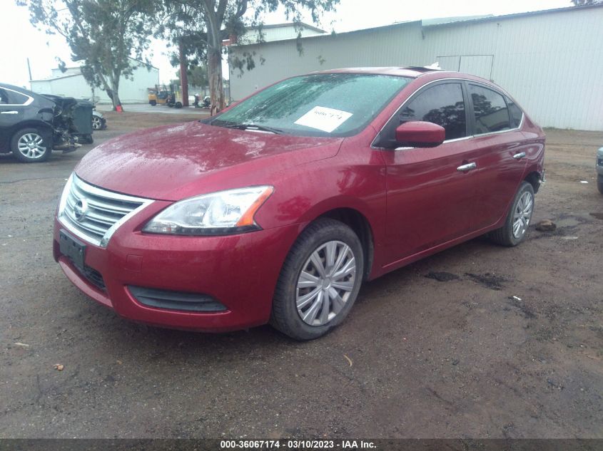 2015 NISSAN SENTRA SV - 3N1AB7AP8FY286359
