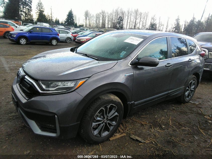 2020 HONDA CR-V HYBRID EX 7FART6H59LE012627