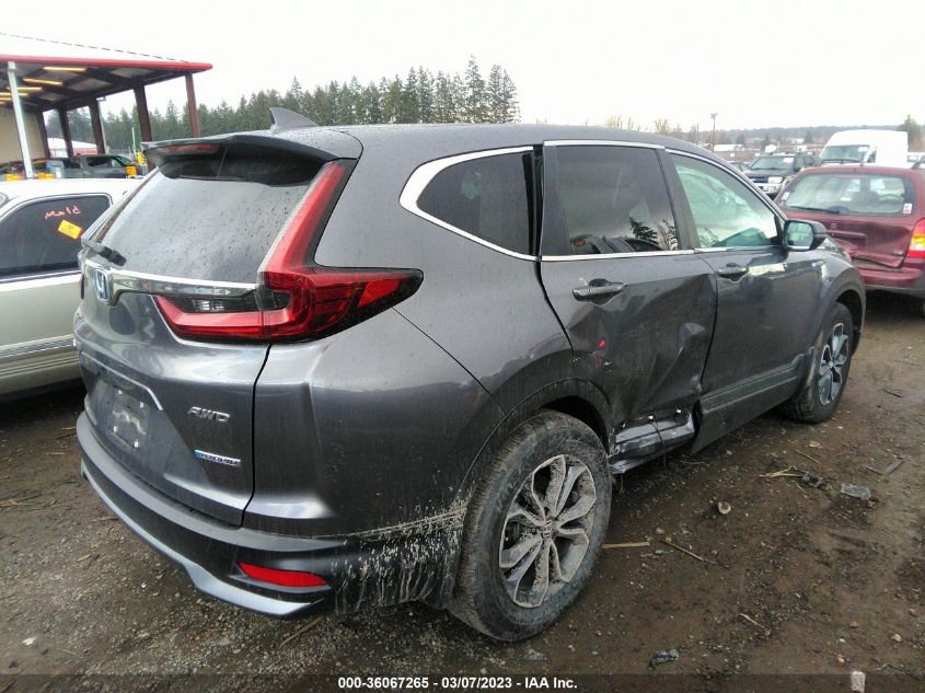 2020 HONDA CR-V HYBRID EX 7FART6H59LE012627