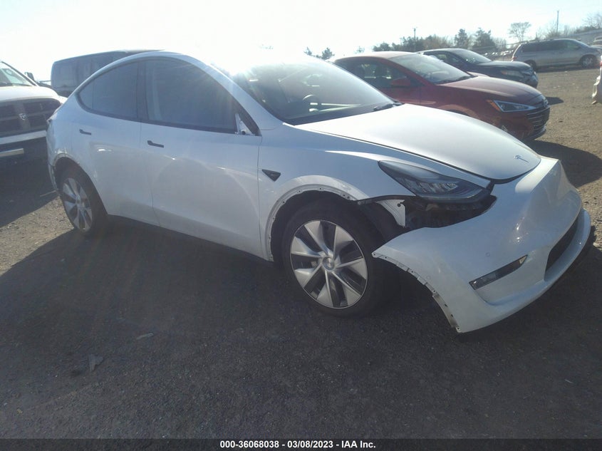 VIN 5YJYGAEE0MF146267 2021 TESLA MODEL Y LONG RANGE