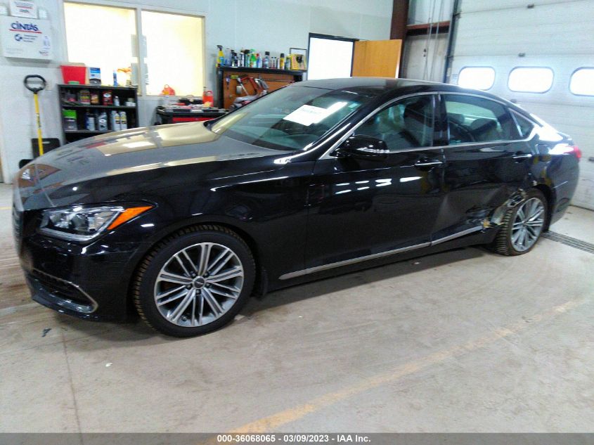 2018 GENESIS G80 3.8L - KMHGN4JE2JU249360