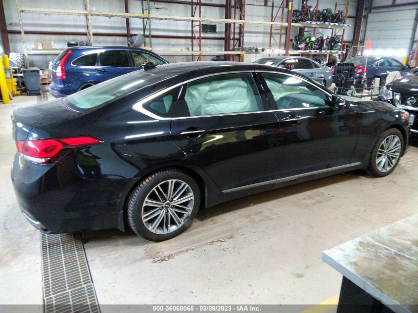 2018 GENESIS G80 3.8L - KMHGN4JE2JU249360