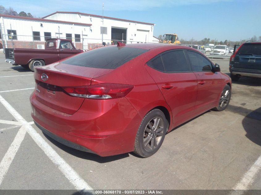 2018 HYUNDAI ELANTRA SEL - 5NPD84LFXJH358423