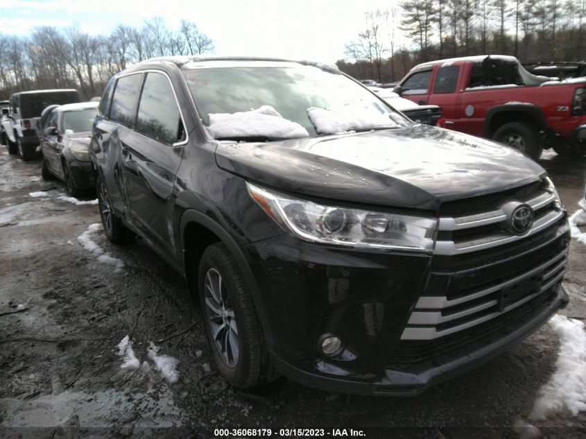 2019 TOYOTA HIGHLANDER XLE - 5TDJZRFH1KS618844