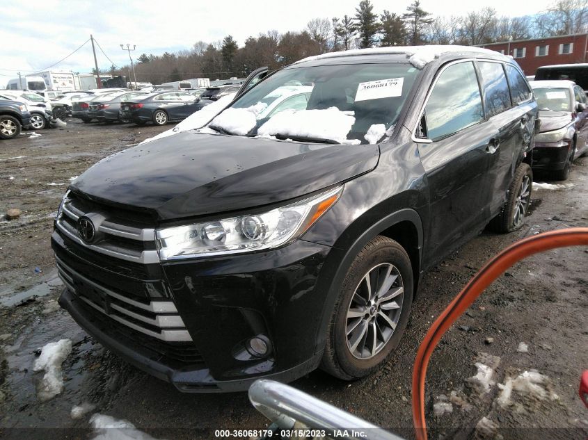 2019 TOYOTA HIGHLANDER XLE - 5TDJZRFH1KS618844