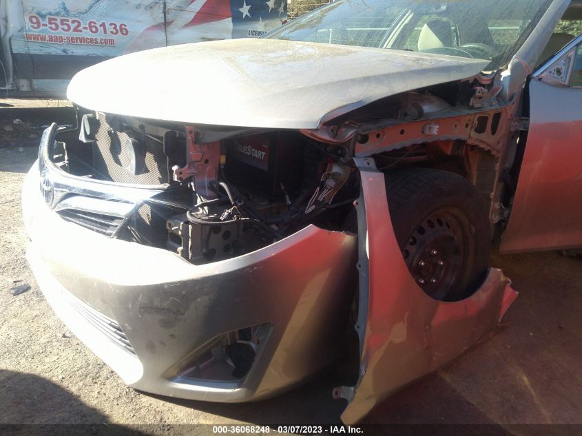 2013 TOYOTA CAMRY L/LE/SE/XLE - 4T4BF1FK9DR284332