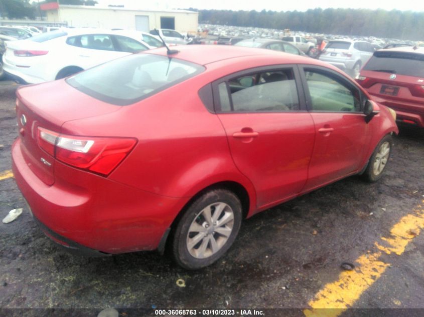 2013 KIA RIO EX - KNADN4A39D6128692