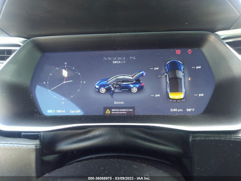 2015 TESLA MODEL S 85D/70D/90D/P90D - 5YJSA1V22FF097878